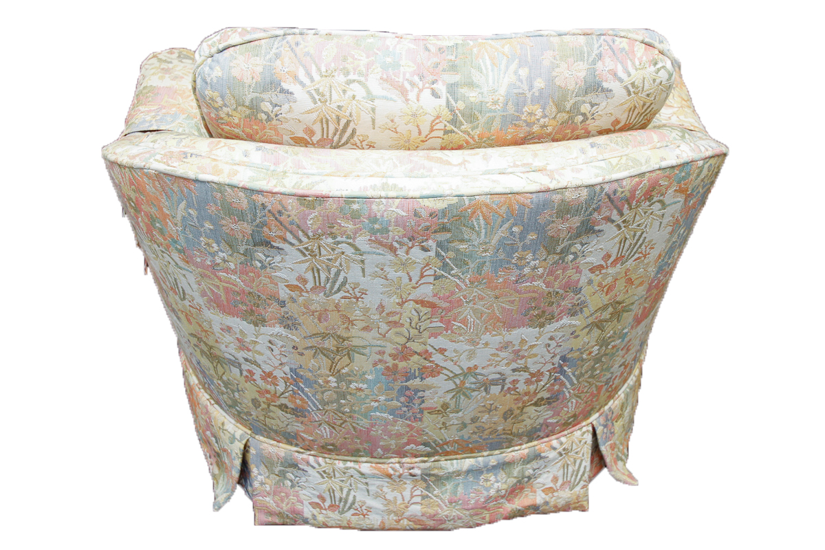 Pair of Vintage Upholstered Accent Chairs