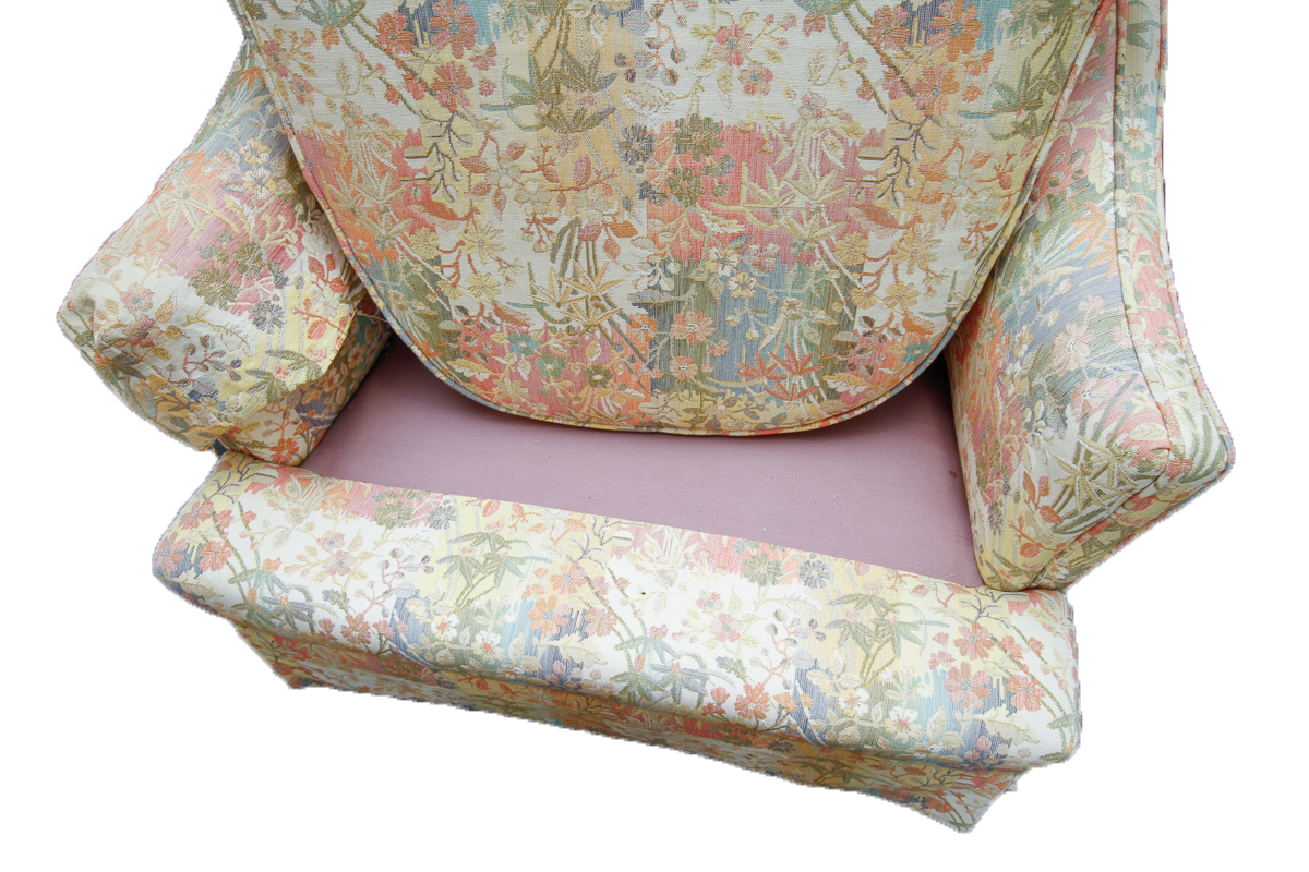 Pair of Vintage Upholstered Accent Chairs