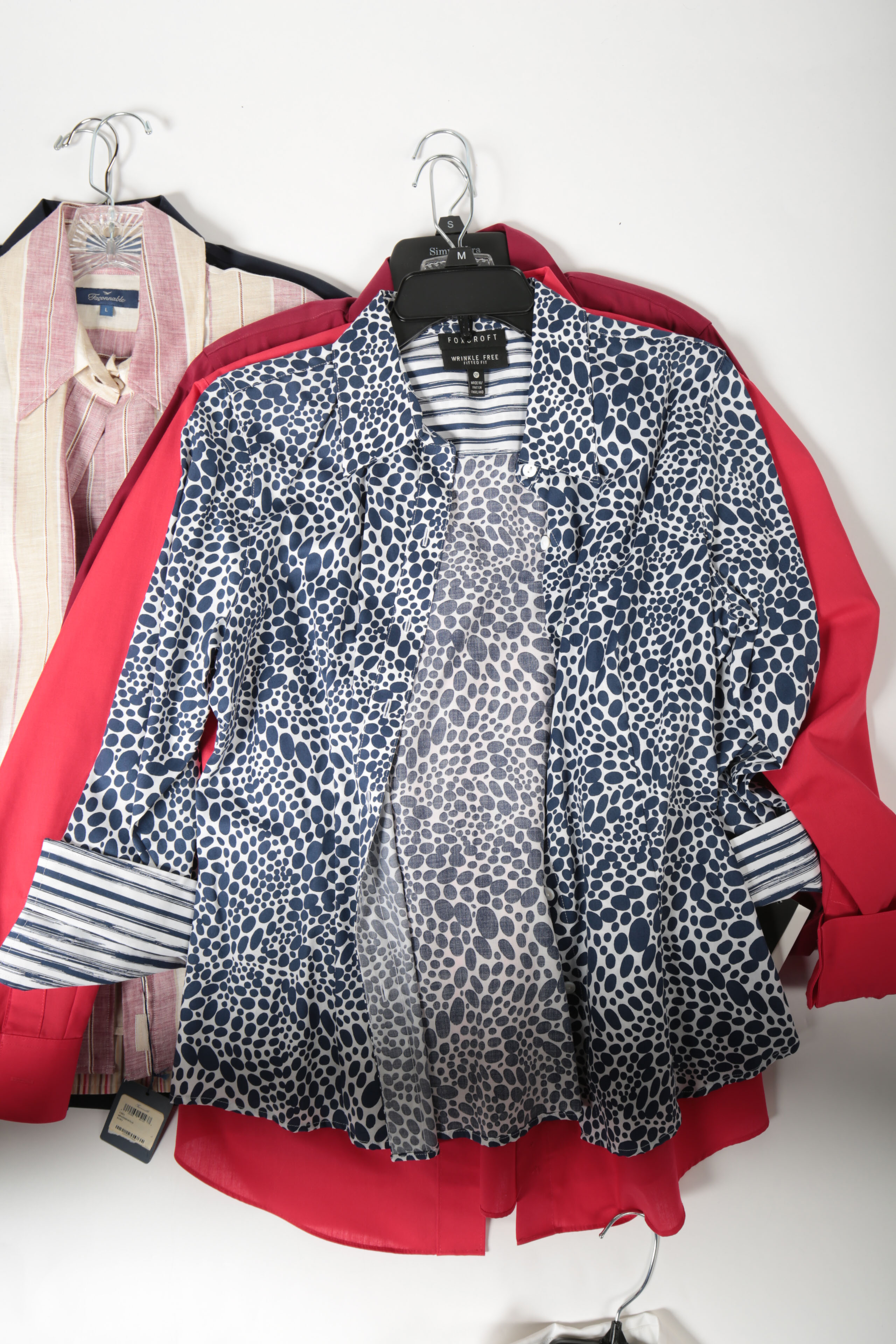 Assortment of Women's Oxford Button Up Shirts including Façonnable