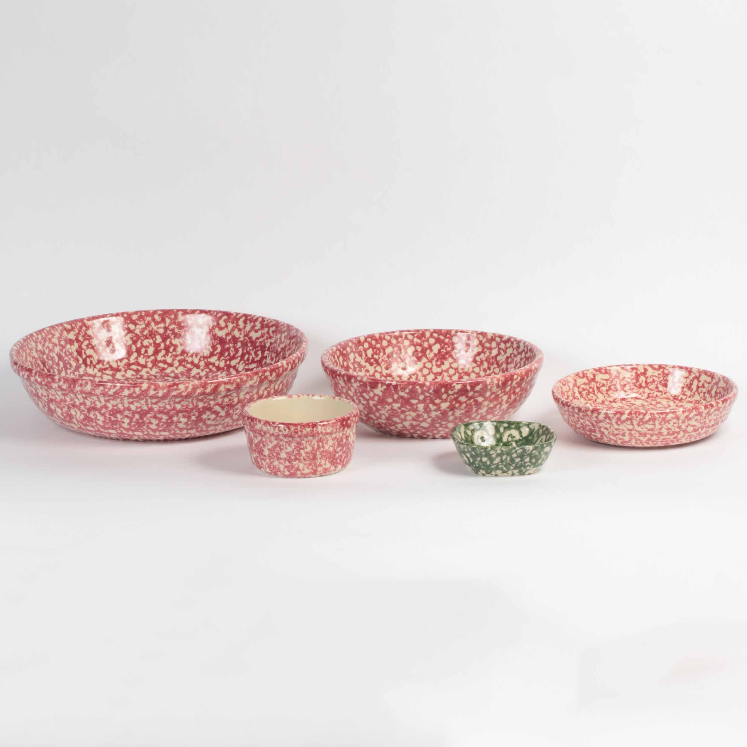 Collection of Roseville Spongeware by Gerald E. Henn