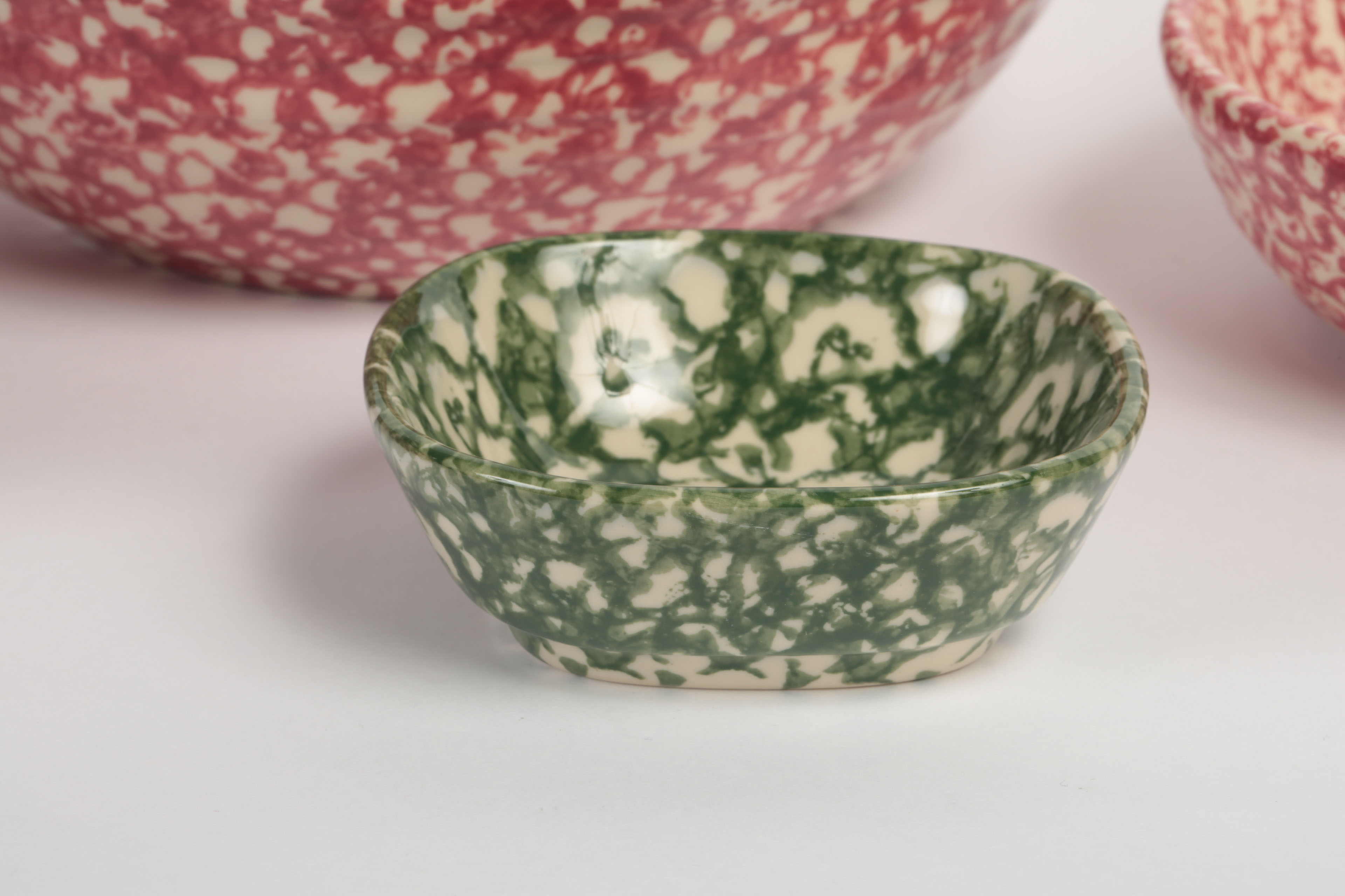 Collection of Roseville Spongeware by Gerald E. Henn