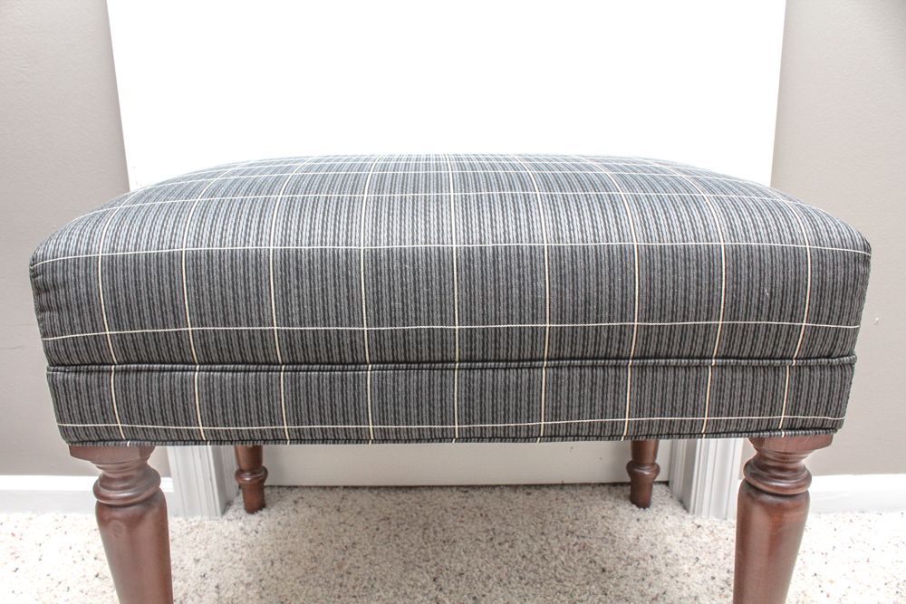 Upholstered Ottoman by Ethan Allen