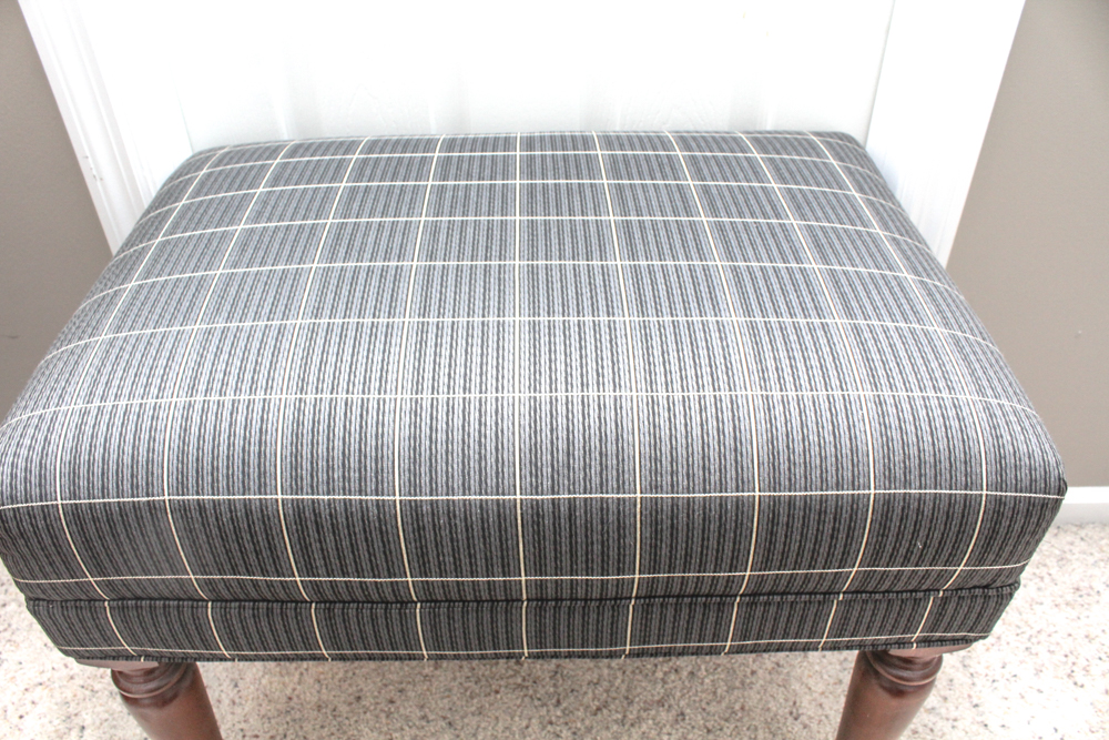 Upholstered Ottoman by Ethan Allen