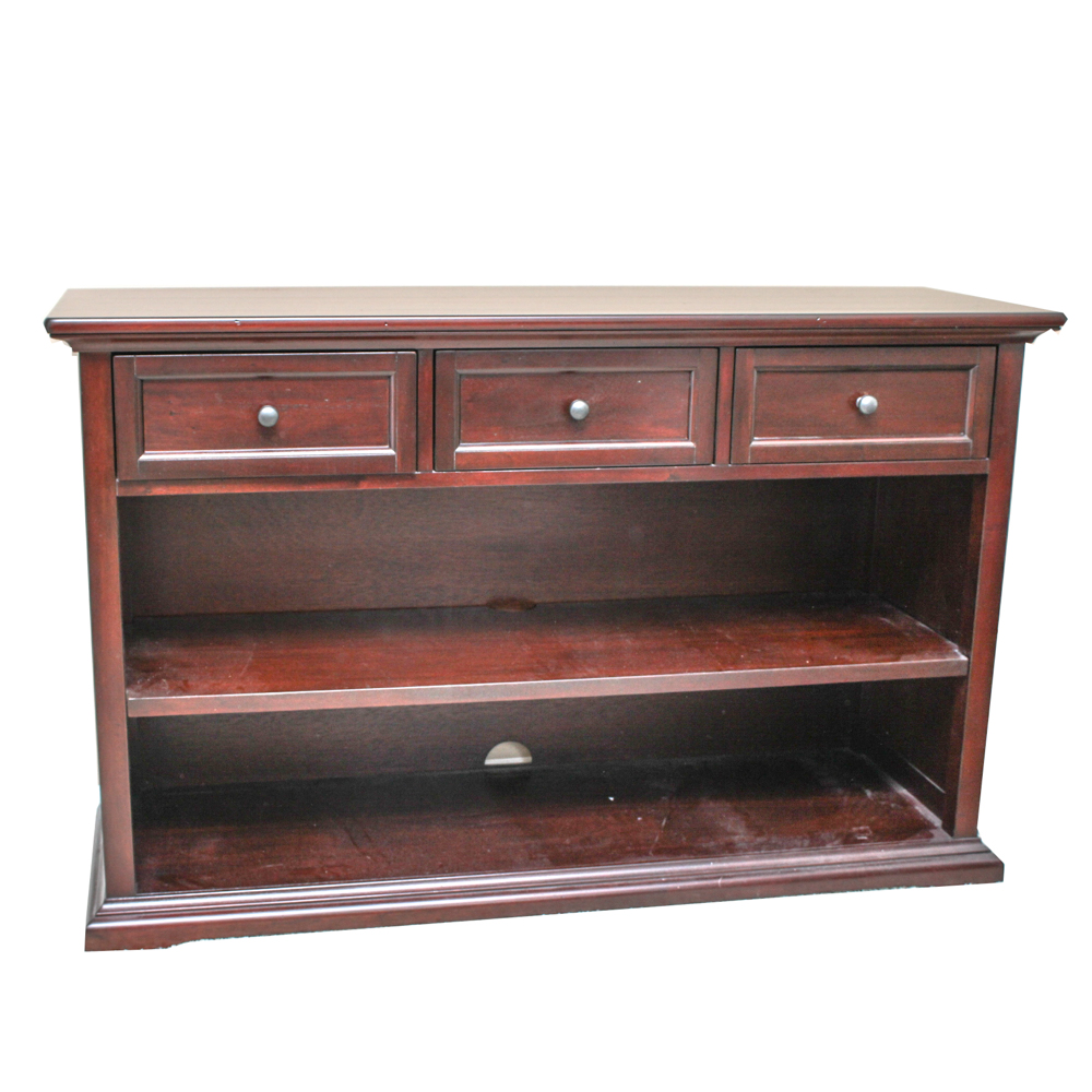 Vintage Mahogany Console Shelf