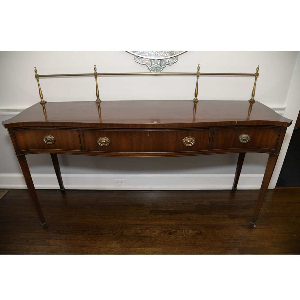 Vintage Federal Style Mahogany Sideboard by Kittinger