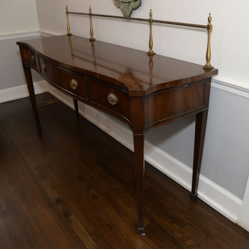 Vintage Federal Style Mahogany Sideboard by Kittinger