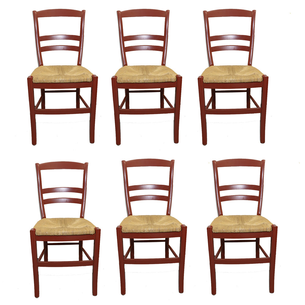 Set of Farmhouse Style Dining Chairs