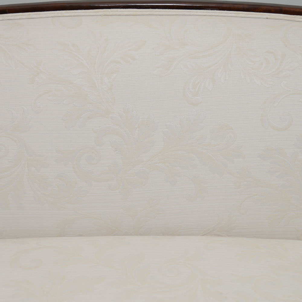 Pair of Edwardian Style Upholstered Settees
