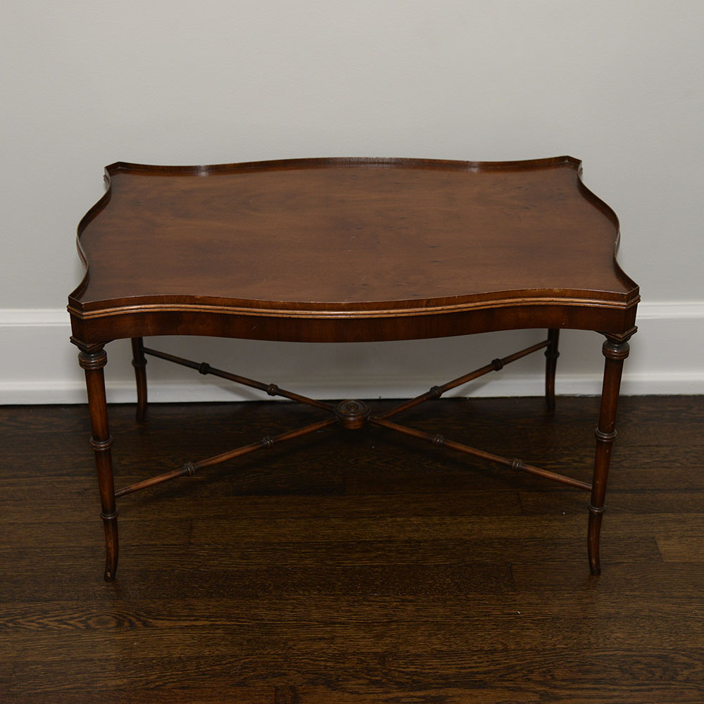 French Provincial Style Mahogany Coffee Table