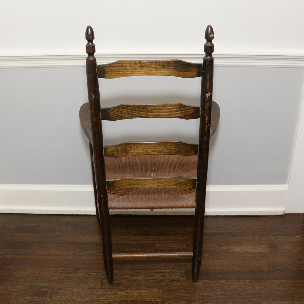 Vintage Ladderback Armchair
