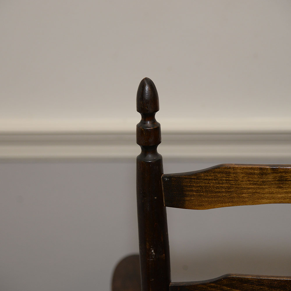 Vintage Ladderback Armchair