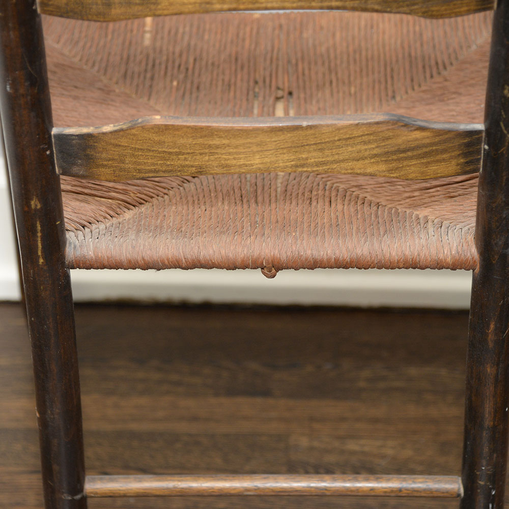 Vintage Ladderback Armchair