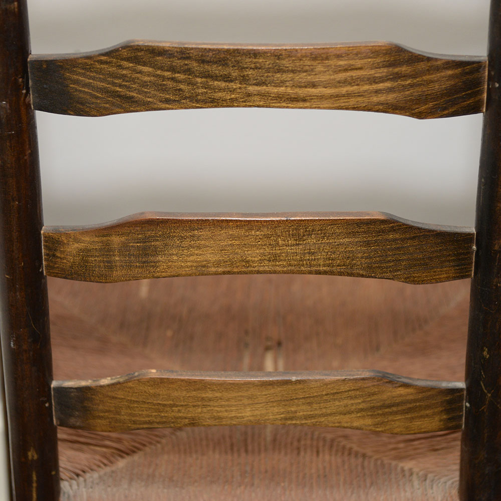 Vintage Ladderback Armchair