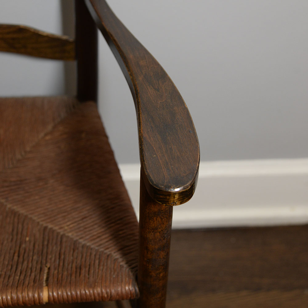 Vintage Ladderback Armchair