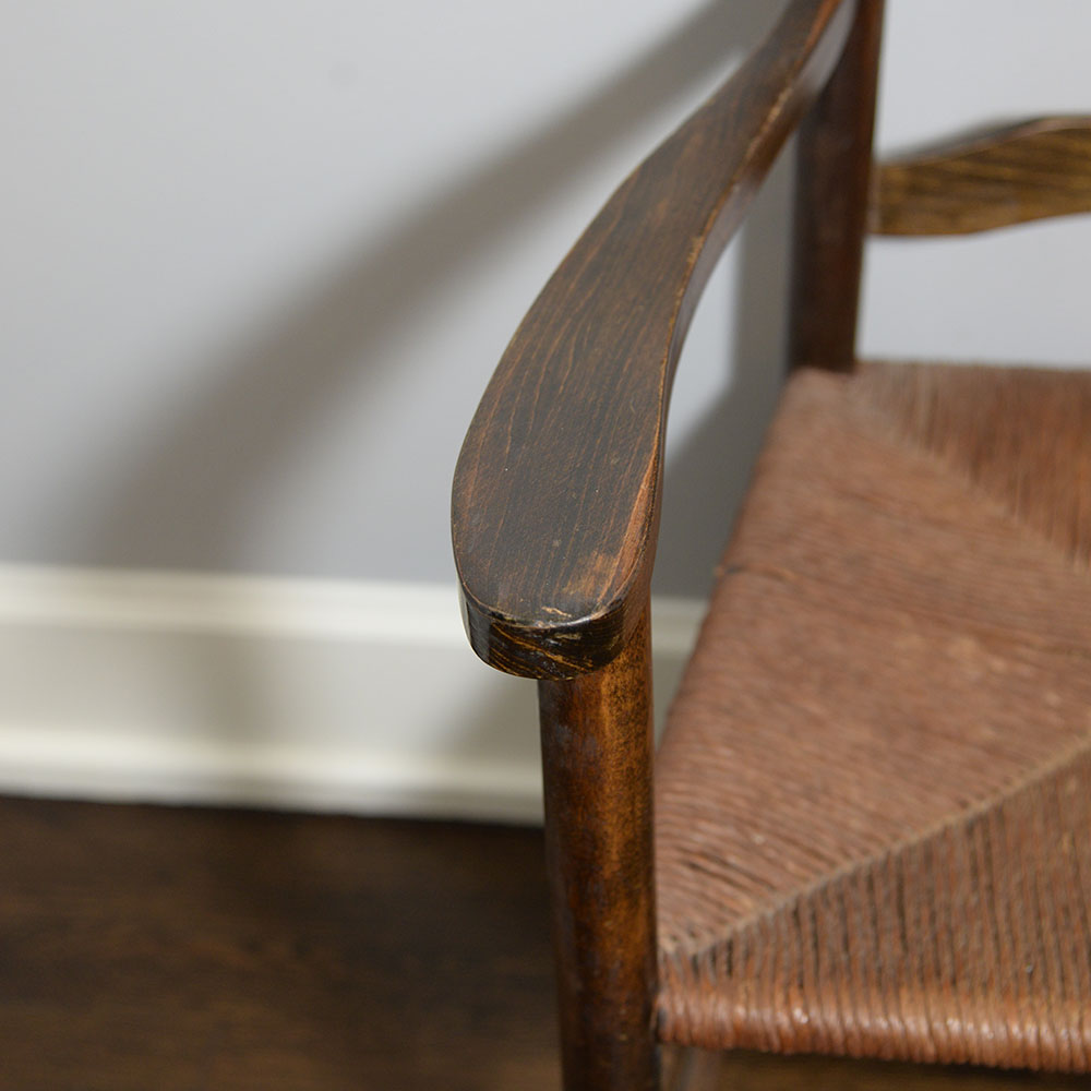 Vintage Ladderback Armchair