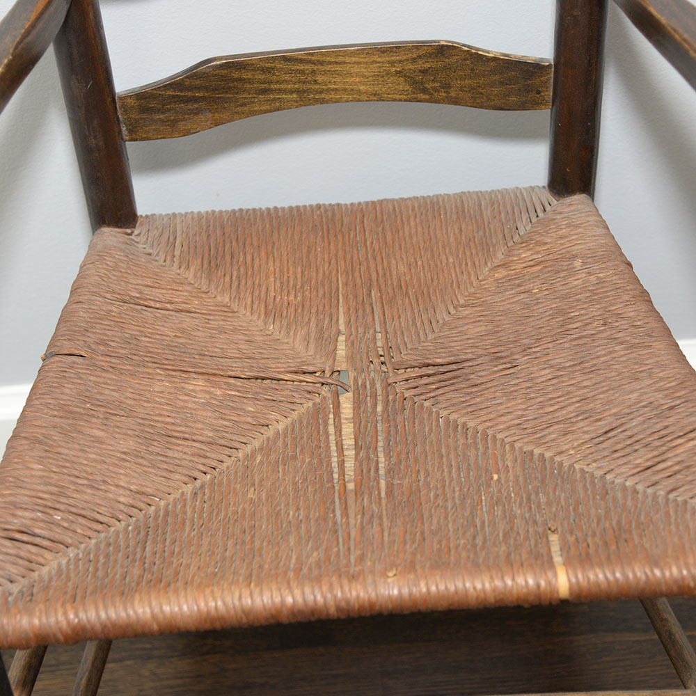 Vintage Ladderback Armchair