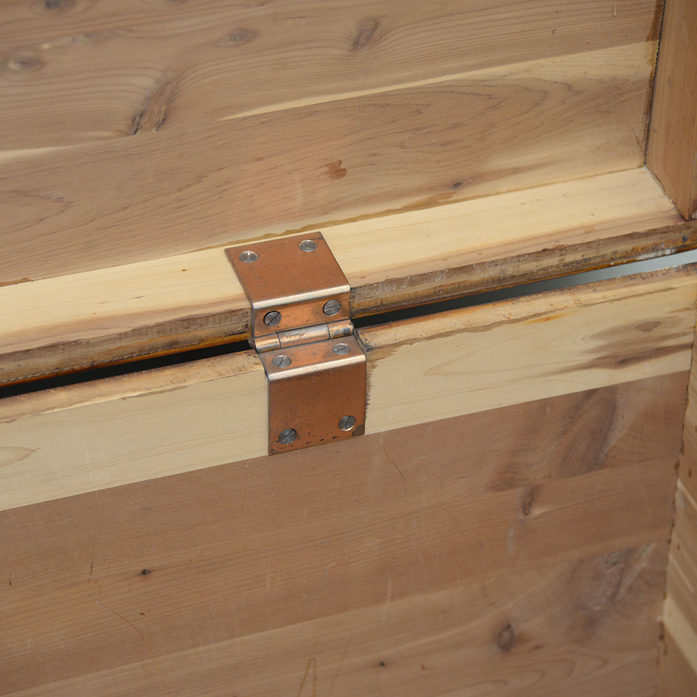 Vintage Pin Cedar Trunk