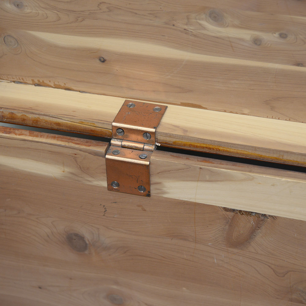 Vintage Pin Cedar Trunk