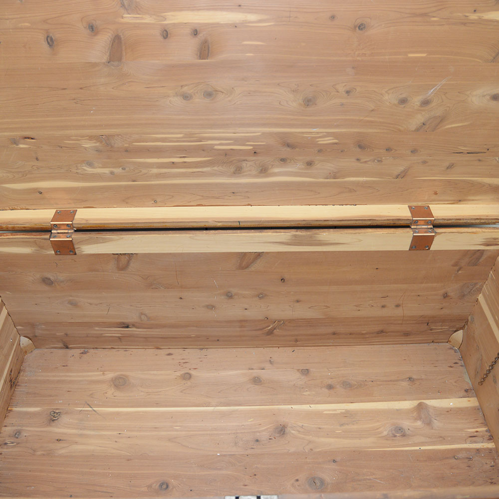 Vintage Pin Cedar Trunk