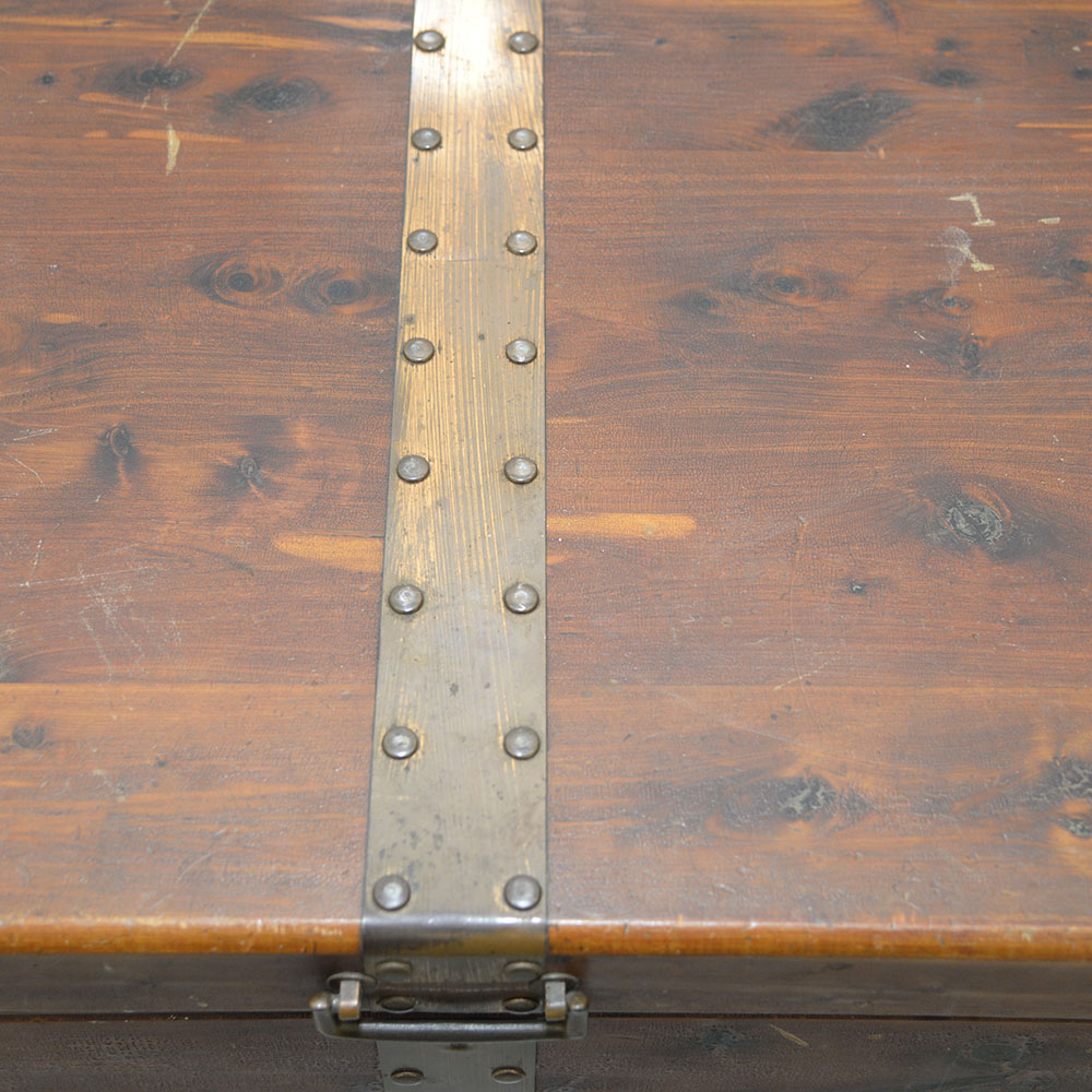 Vintage Pin Cedar Trunk