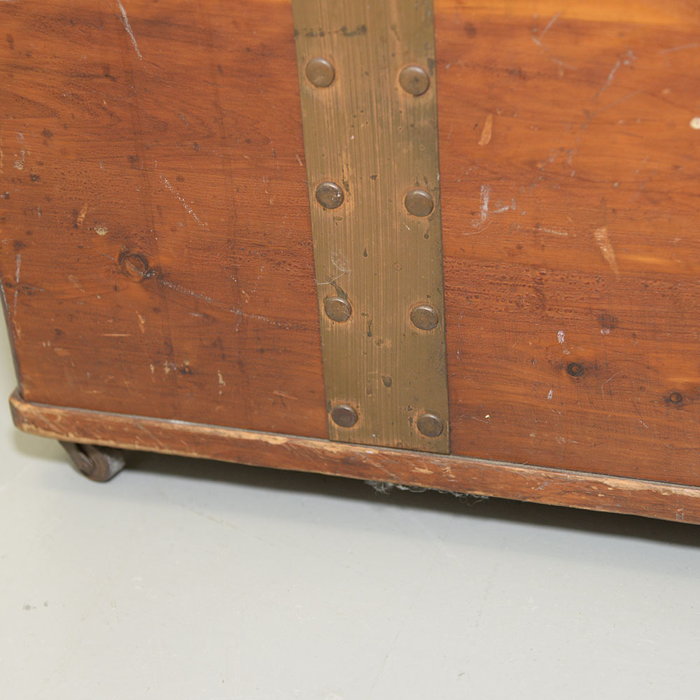 Vintage Pin Cedar Trunk