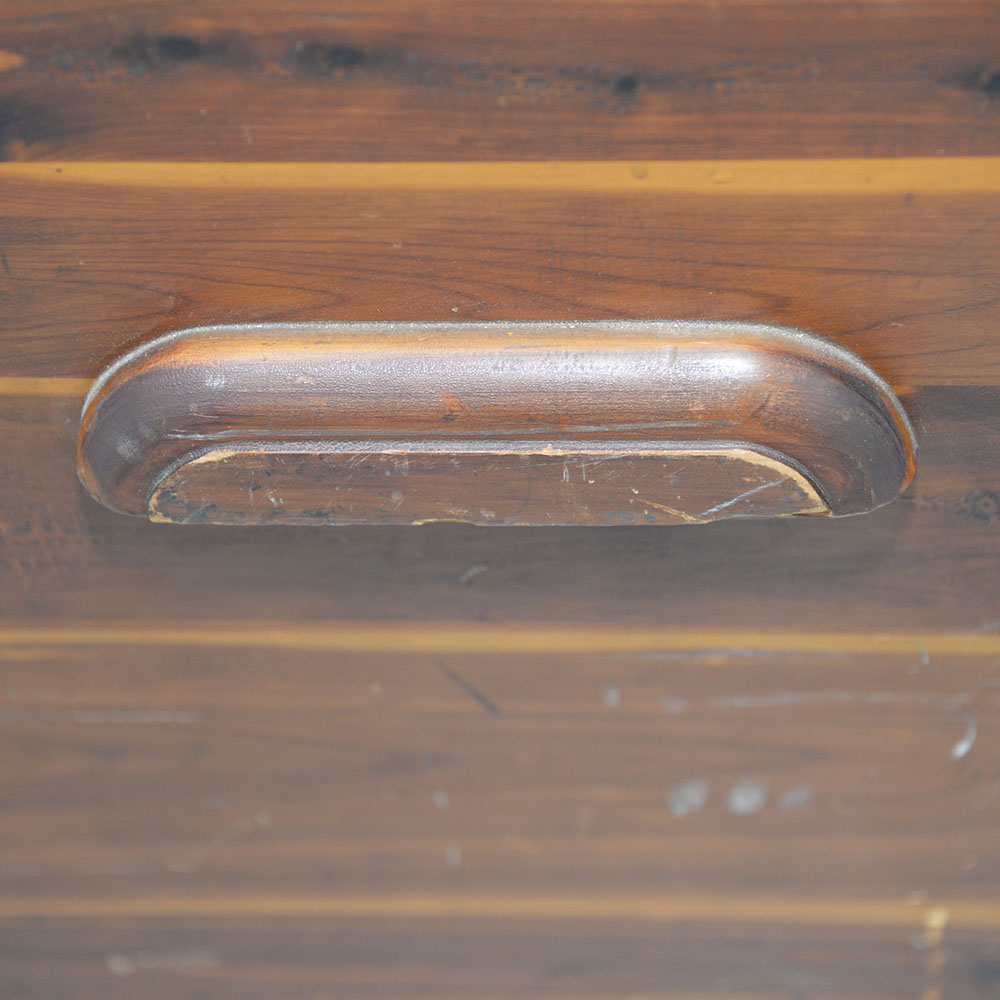Vintage Pin Cedar Trunk
