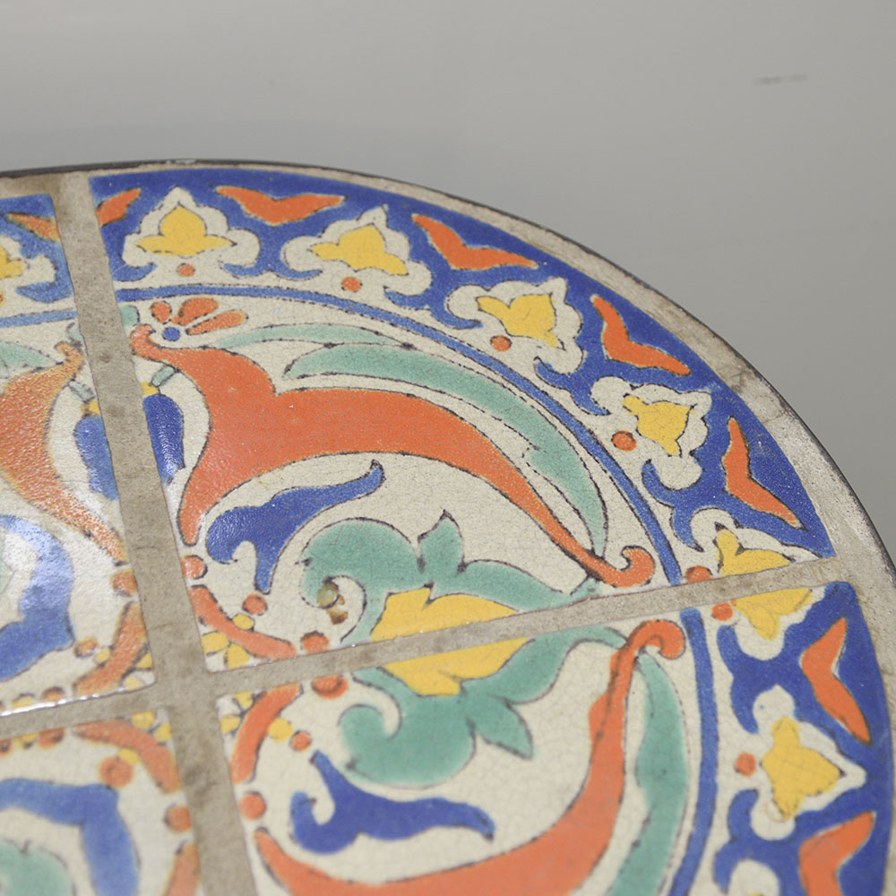 Spanish Revival Style Oval Tile Table