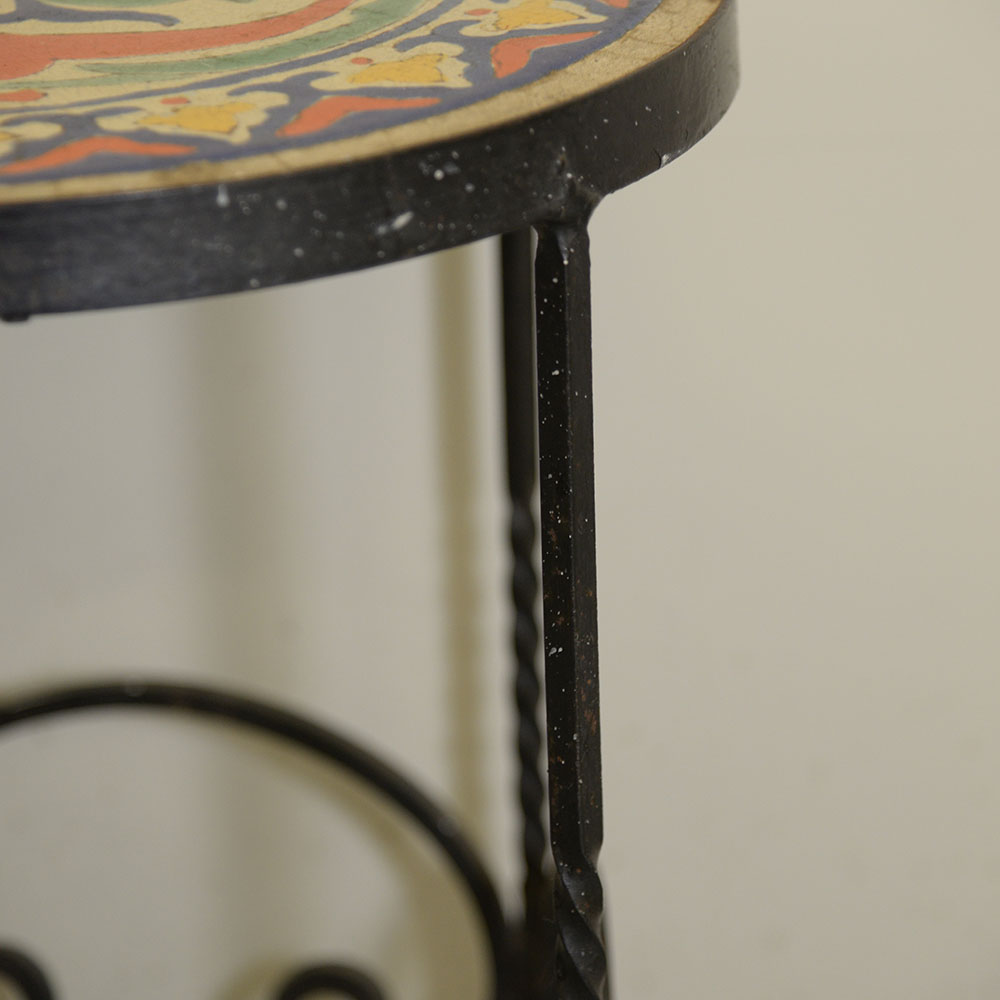 Spanish Revival Style Oval Tile Table
