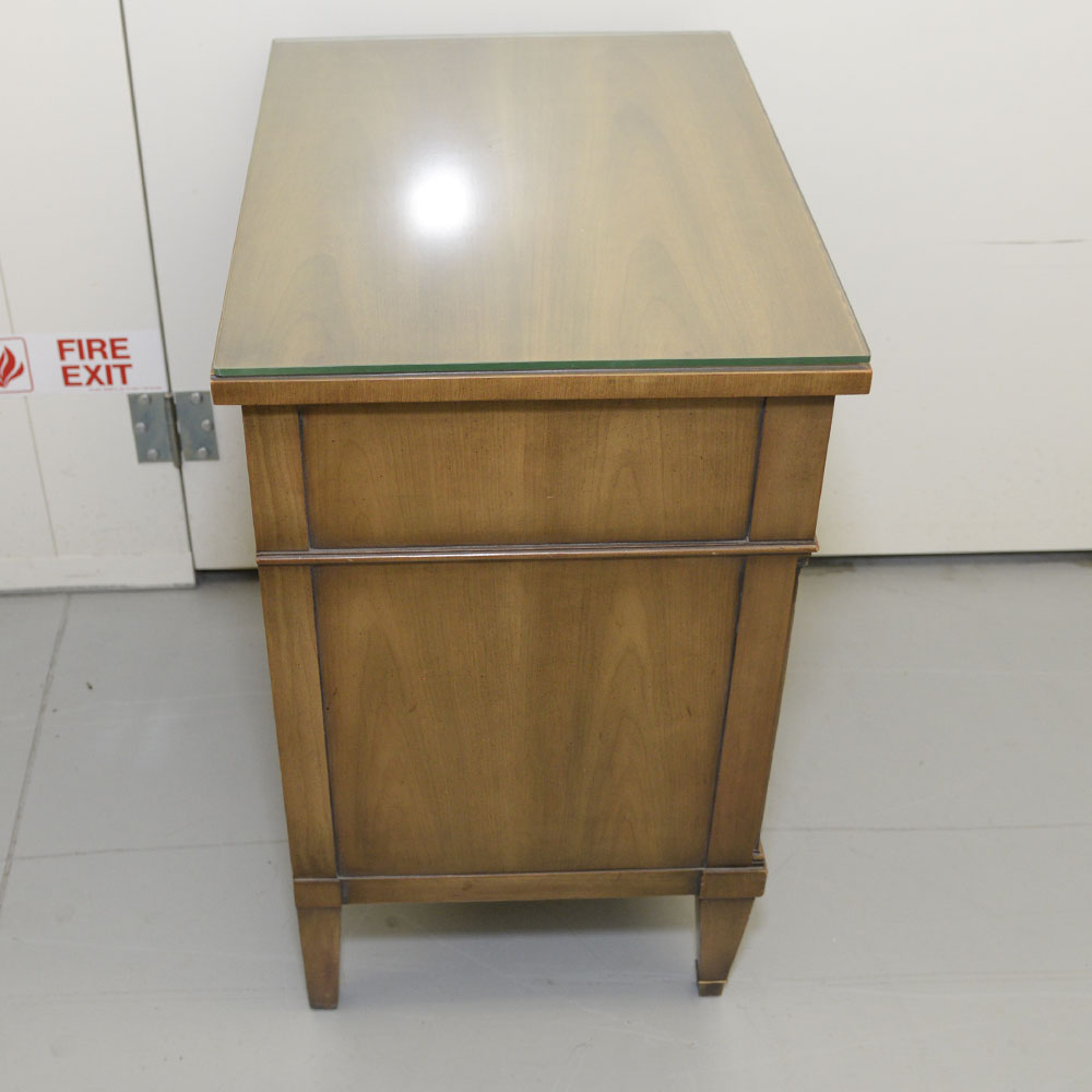 Vintage Walnut Veneer Nightstand
