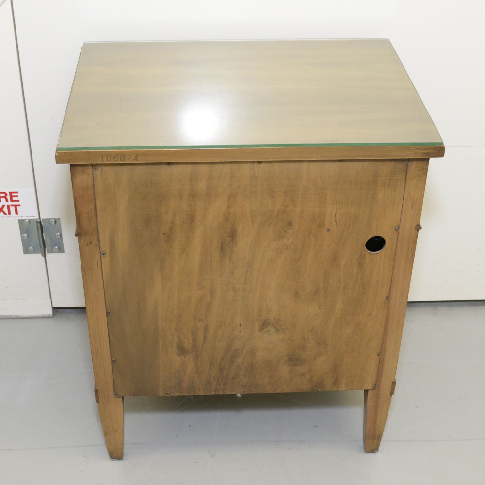 Vintage Walnut Veneer Nightstand