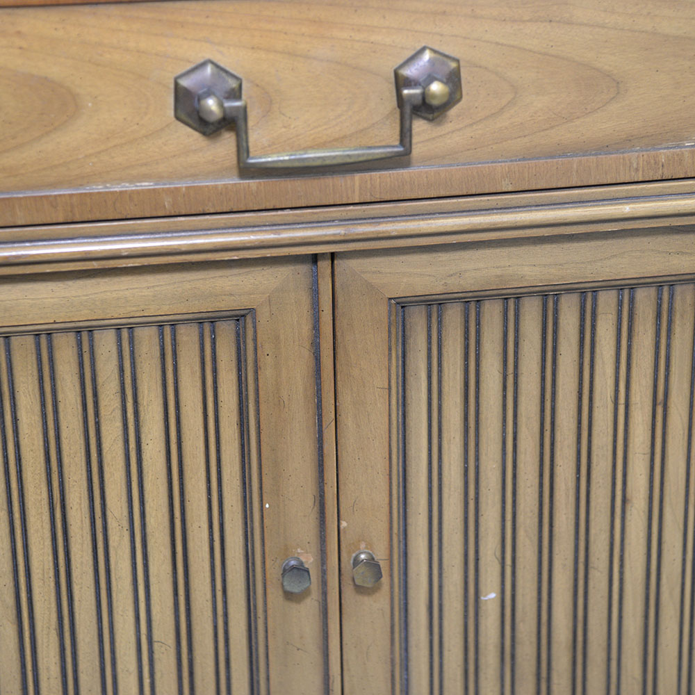 Vintage Walnut Veneer Nightstand