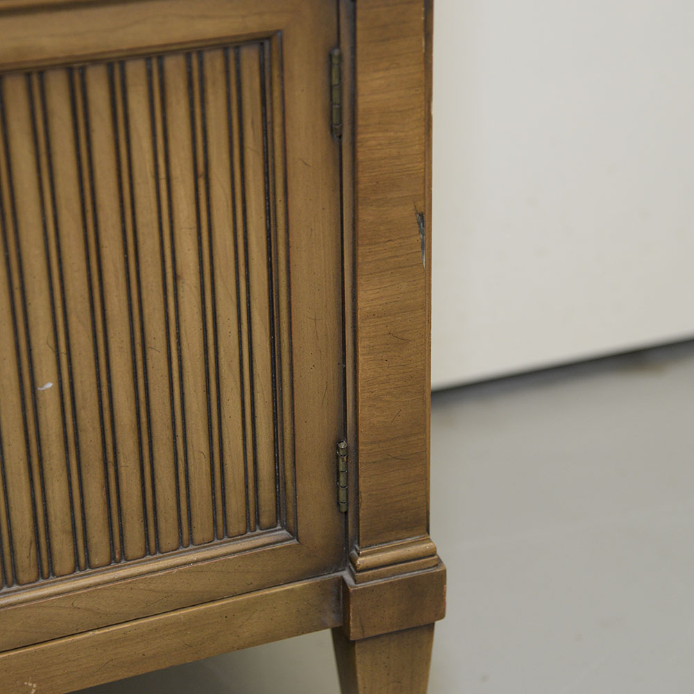Vintage Walnut Veneer Nightstand