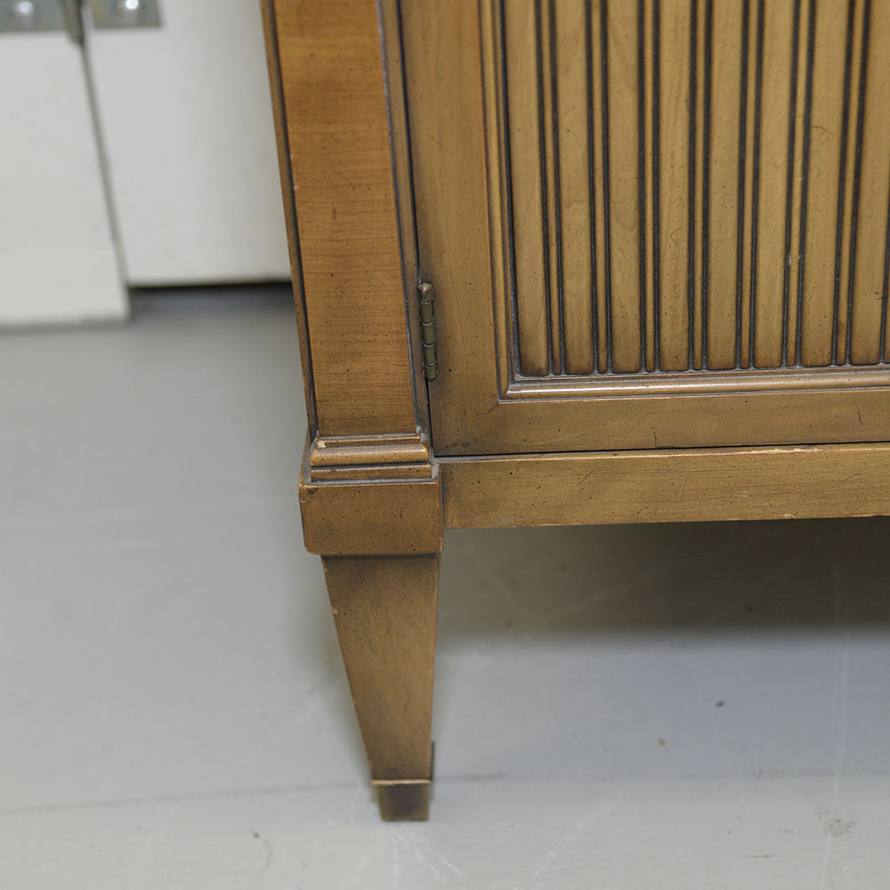 Vintage Walnut Veneer Nightstand