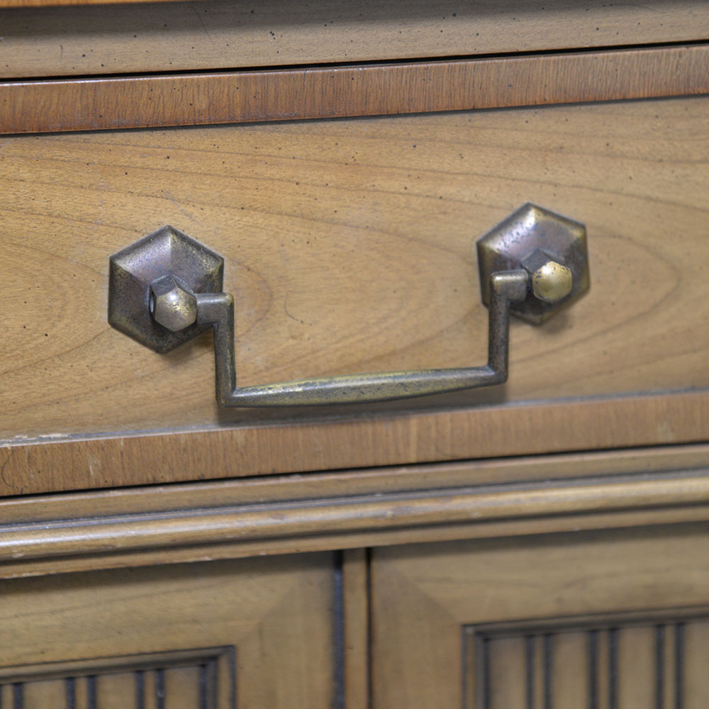 Vintage Walnut Veneer Nightstand