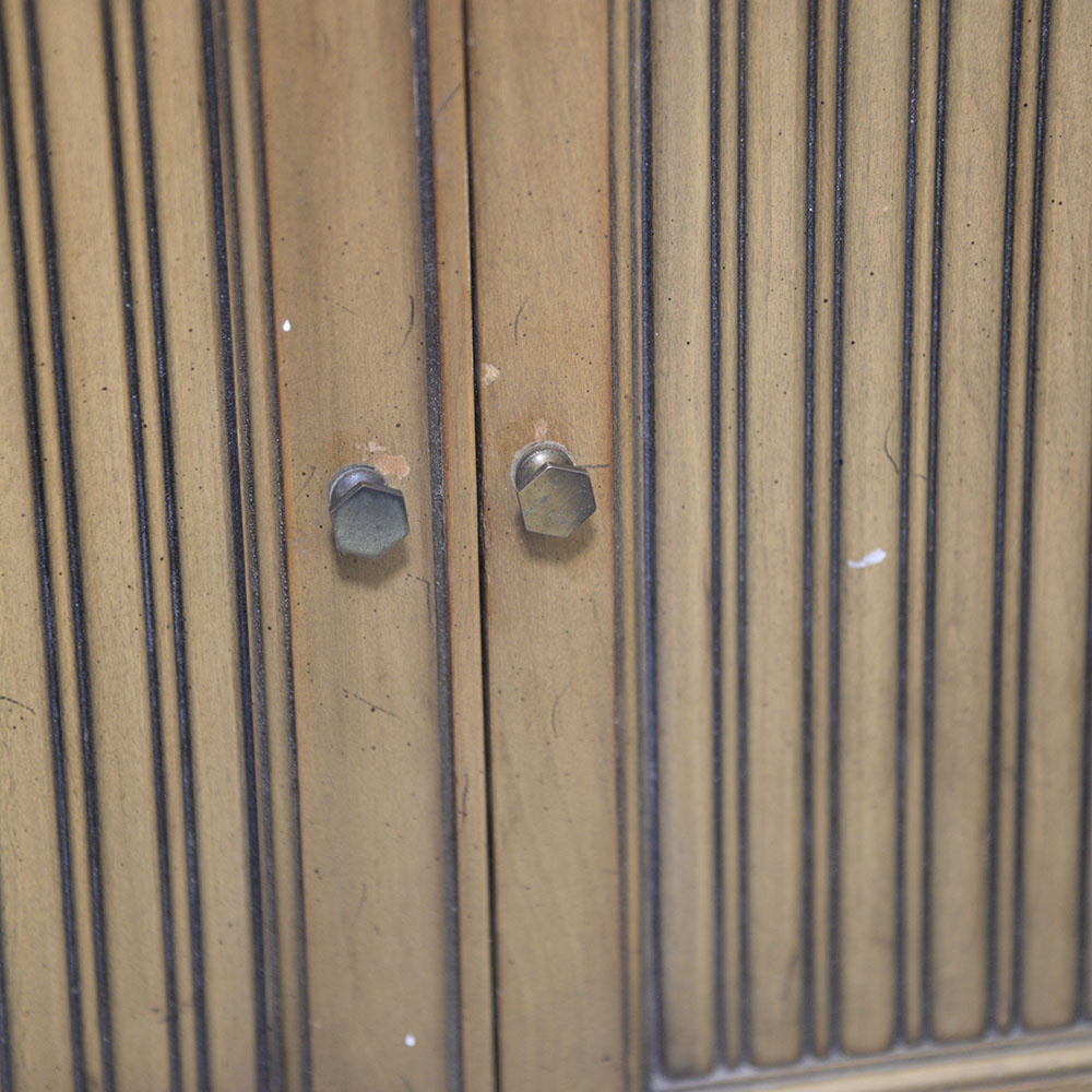 Vintage Walnut Veneer Nightstand