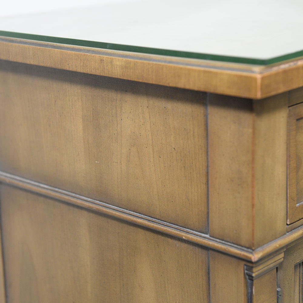 Vintage Walnut Veneer Nightstand