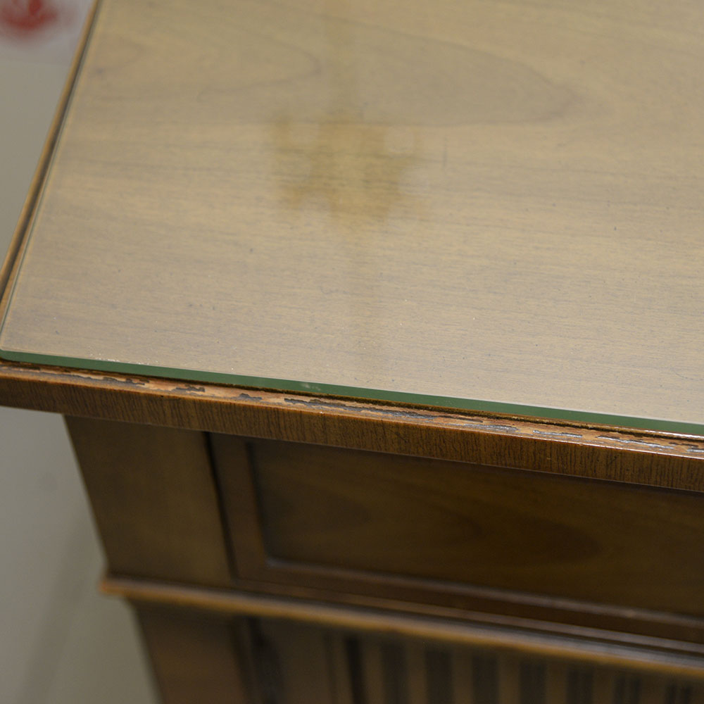 Vintage Walnut Veneer Nightstand