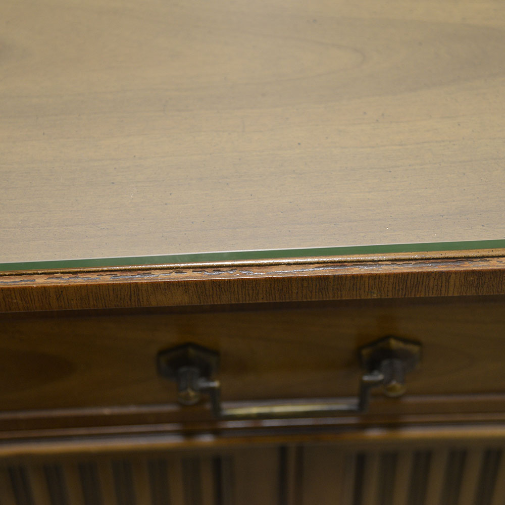 Vintage Walnut Veneer Nightstand