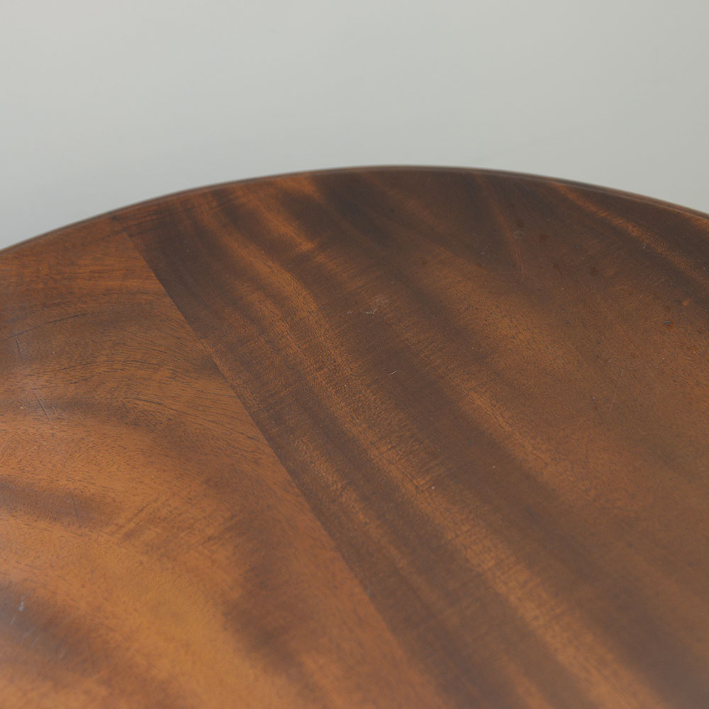 Mahogany Veneered Contemporary Empire-Style End Table