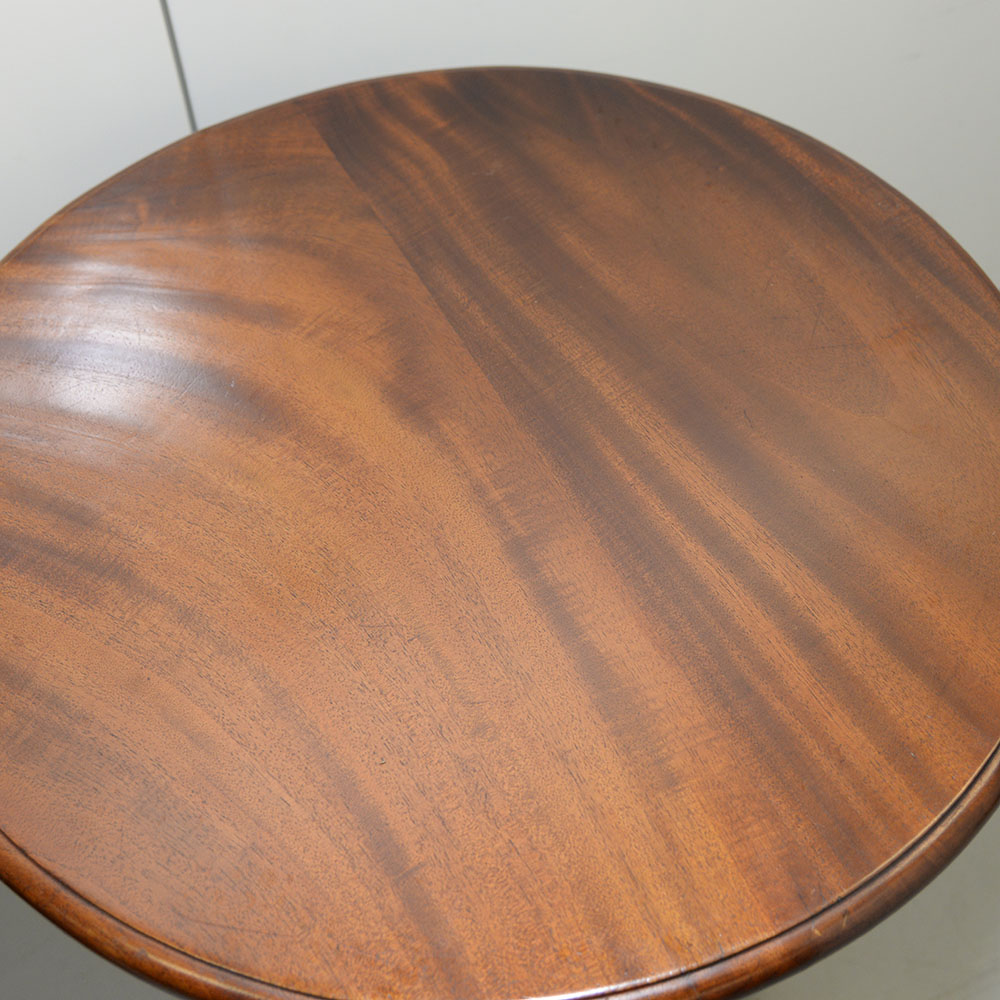 Mahogany Veneered Contemporary Empire-Style End Table