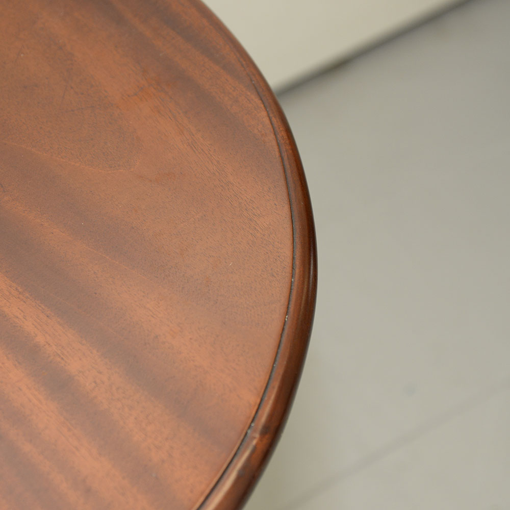 Mahogany Veneered Contemporary Empire-Style End Table