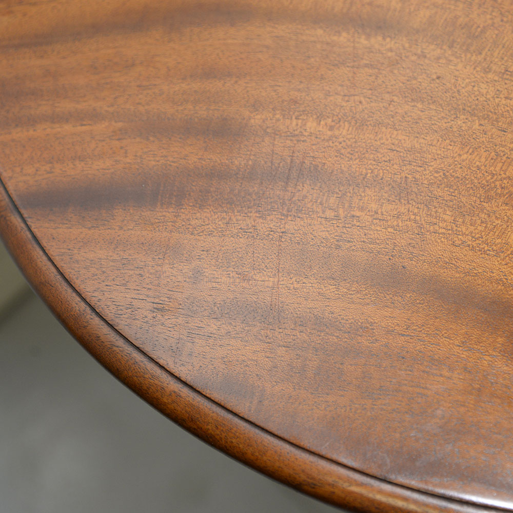 Mahogany Veneered Contemporary Empire-Style End Table