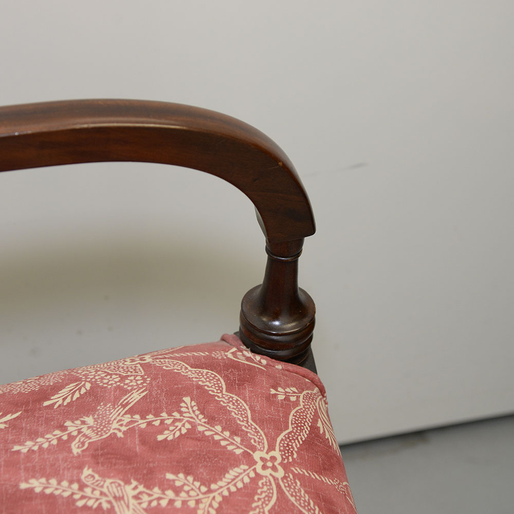 Pair of Vintage Fine Replica Regency Style Arm Chairs