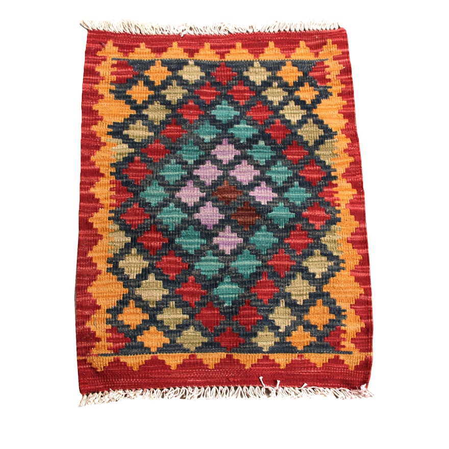 Hand Knotted Turkish Kilim Rug