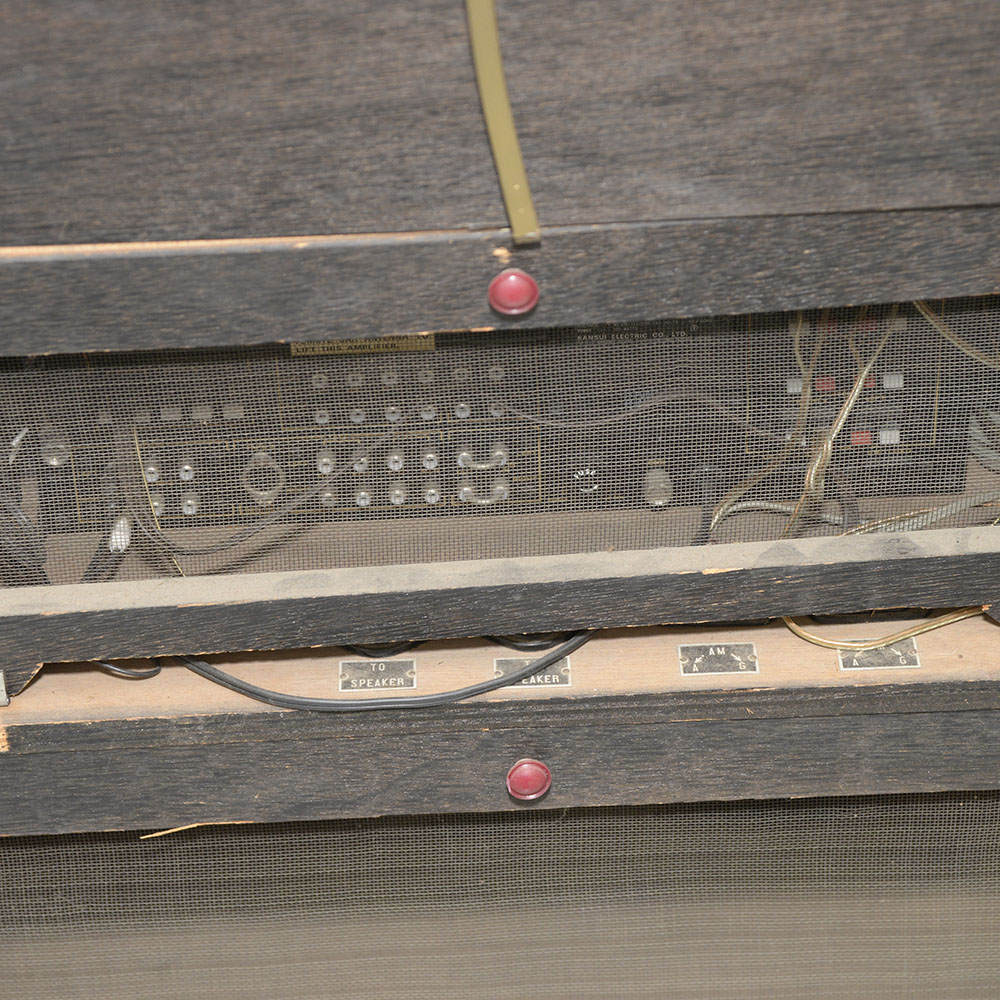 Vintage Dual Turntable, Sansui Receiver and Cabinet