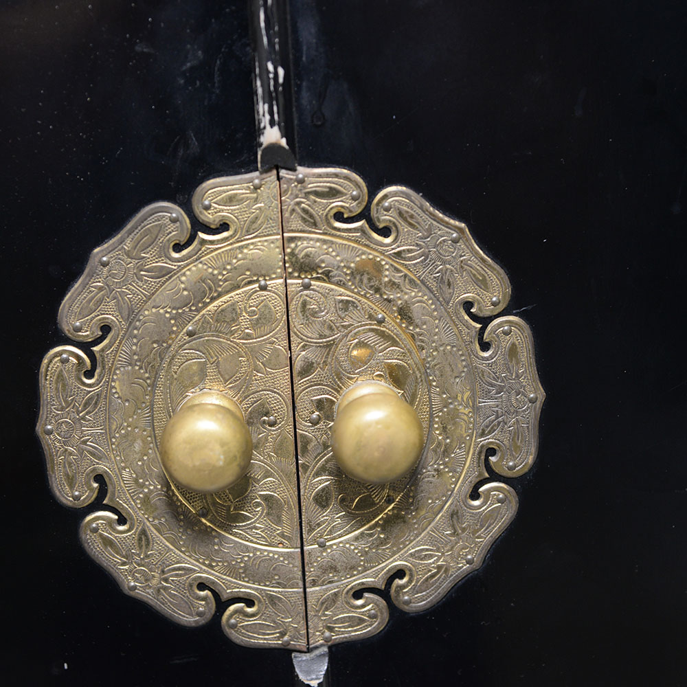 Vintage Dual Turntable, Sansui Receiver and Cabinet