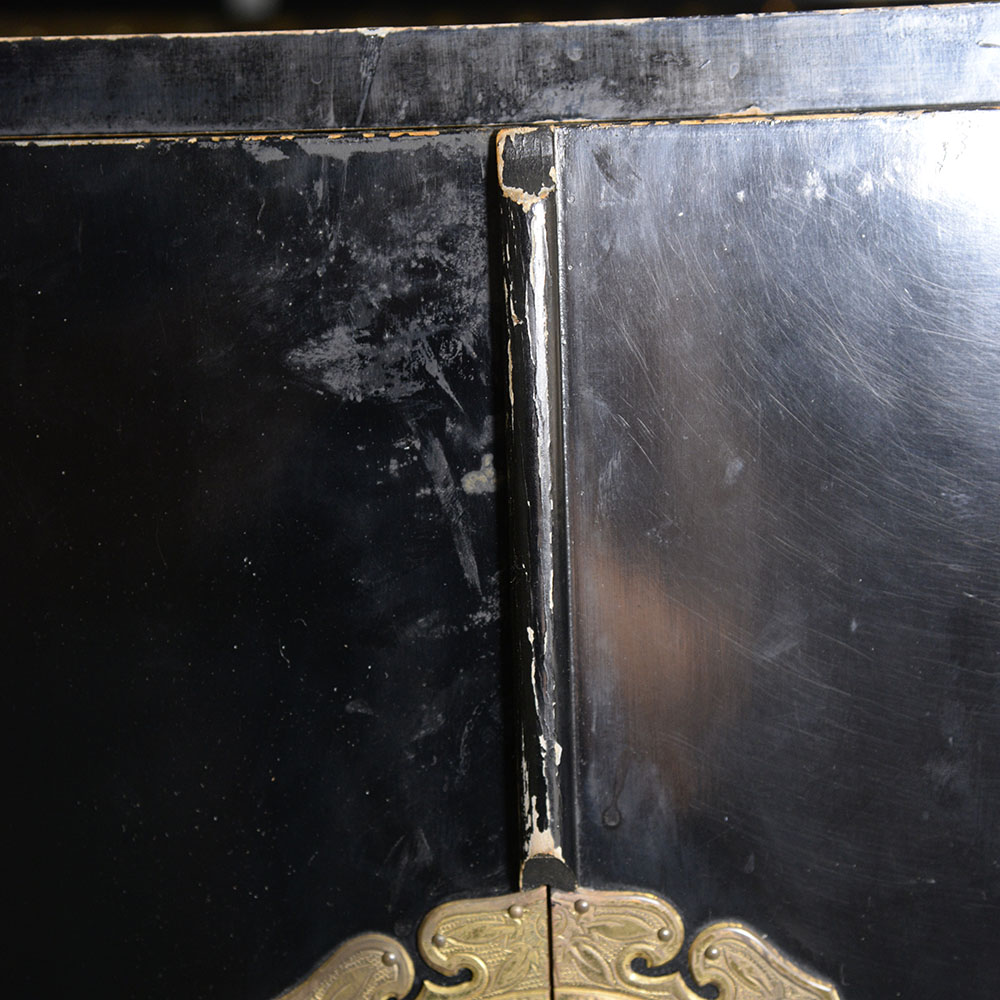 Vintage Dual Turntable, Sansui Receiver and Cabinet