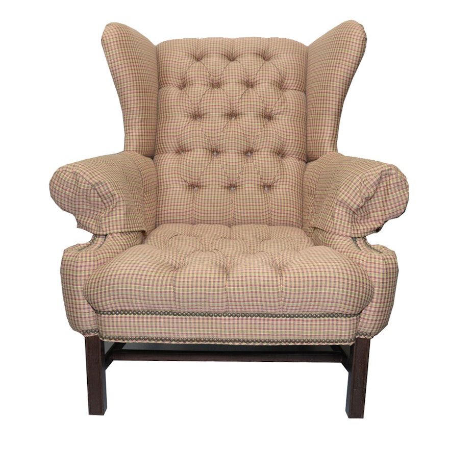 Chippendale Style Wingback Chair