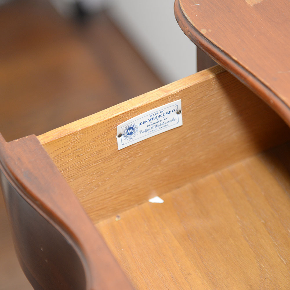 Vintage Widdicomb Mahogany Nightstand