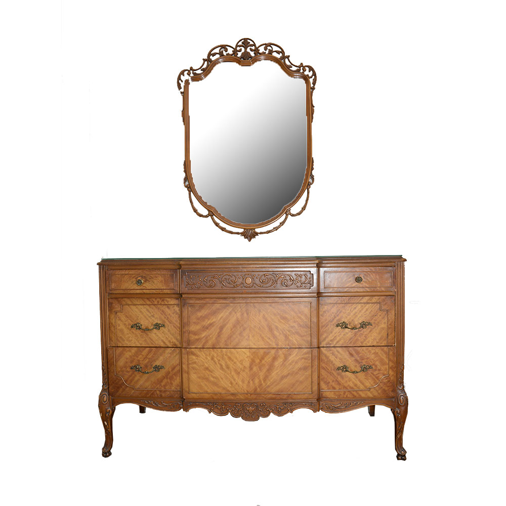 Vintage Louis XV Style Bedroom Suite